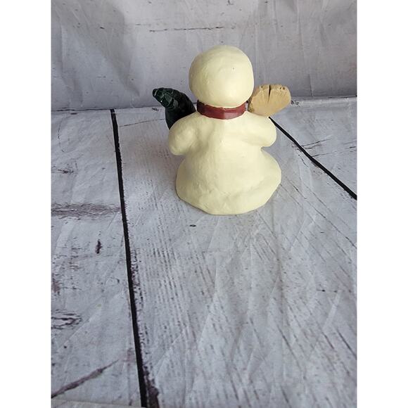 MITTENS & MUFFLERS Snowman SAD TOM Melting 1998 Bonnie Lynn No Chips Or Cracks - Picture 4 of 6